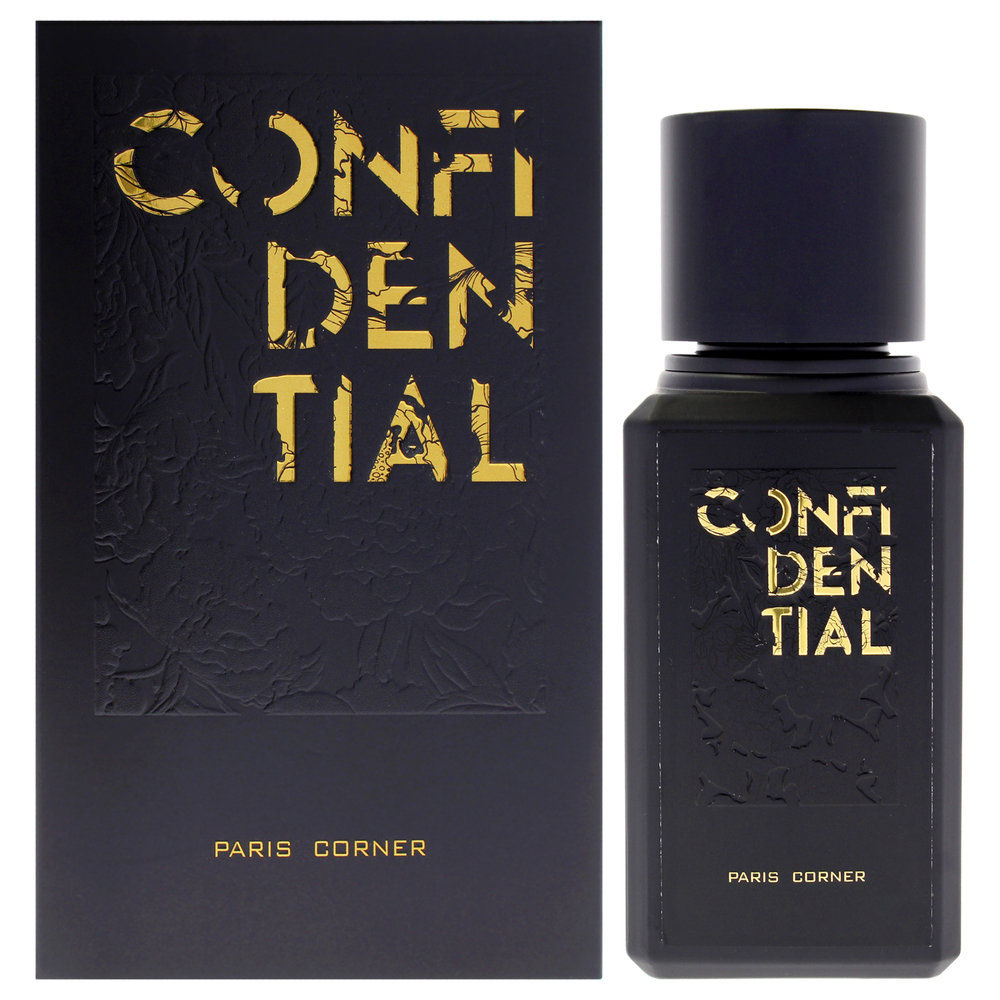 Confidential by Paris Corner for Unisex - 3.4 oz EDP Spray
